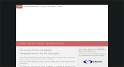 Desktop Screenshot of dbplaw.be